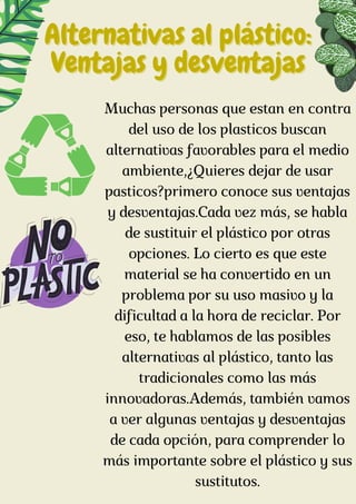 11 Ventajas y Desventajas del Plastic: El Plastic y el Medio Ambiente 1 11 ventajas y desventajas del plastic el plastic y el medio ambiente