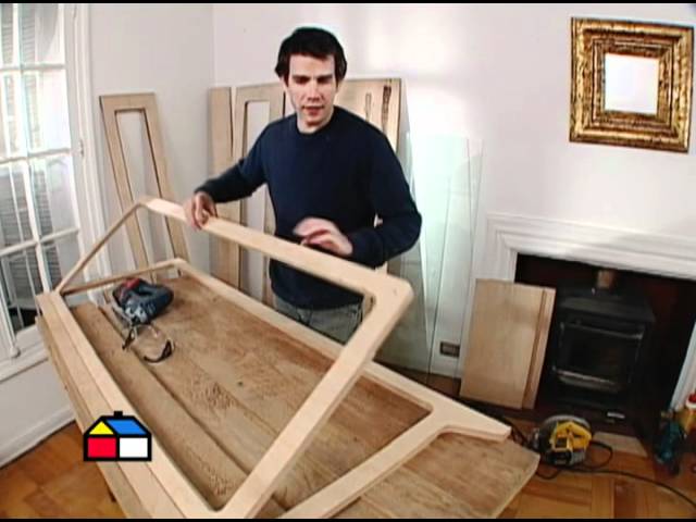 como hacer una vitrina de madera para negocio