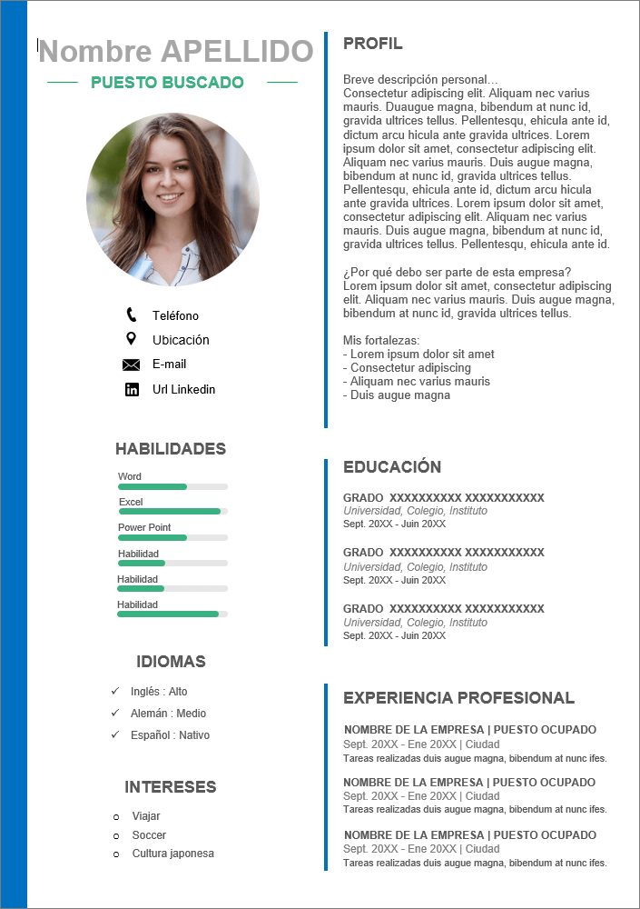 como saber si mi curriculum es el adecuado