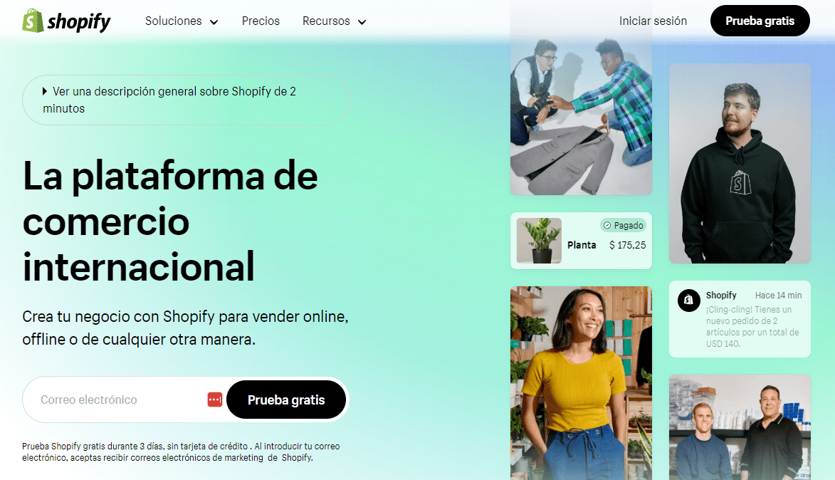Shopify aumenta sus tarifas y restringe servicios en Shopify Plus y versiones básicas
